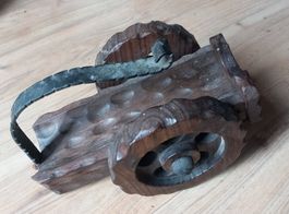 KANONENSCHUBKARREN FÜR WEINFLASCHE