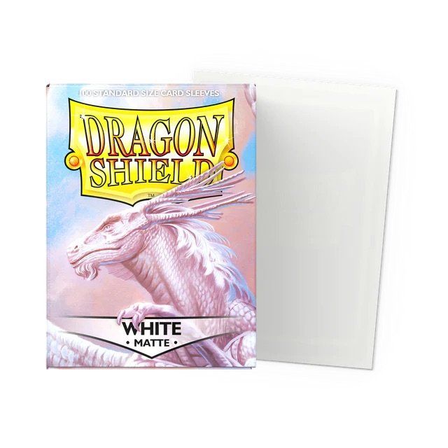 Carte collezionabili: Dragon Shield - White - Matte Sleeves – Usato da Zollikon venduto da ReyStoreTCG