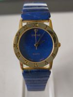 Edle Gemtime Quarzuhr, Armband mit Stein