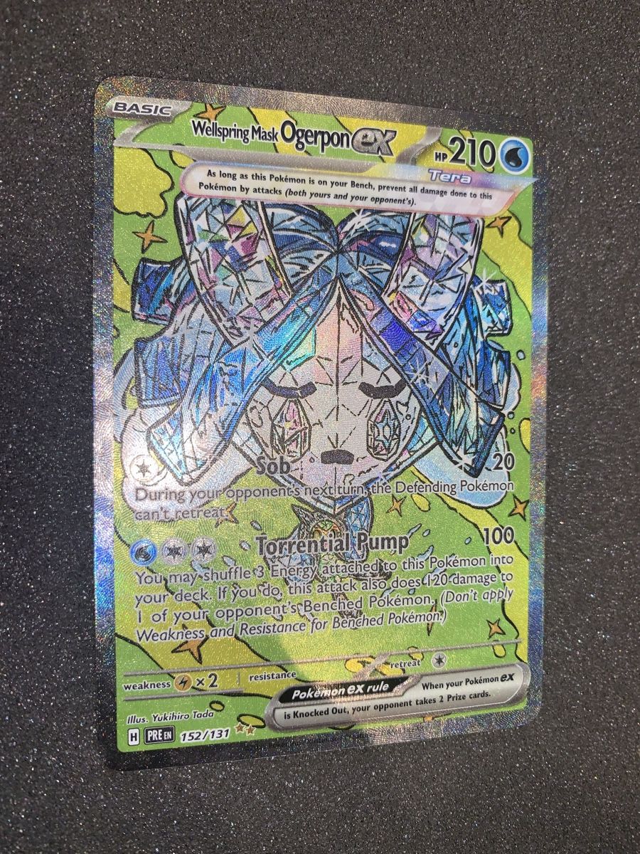 Pokémon Sammelbilder & Trading cards: Wellspring Mask Ogerpon EX 152/131  – Gebraucht aus Bironico von ars_z6lb 4