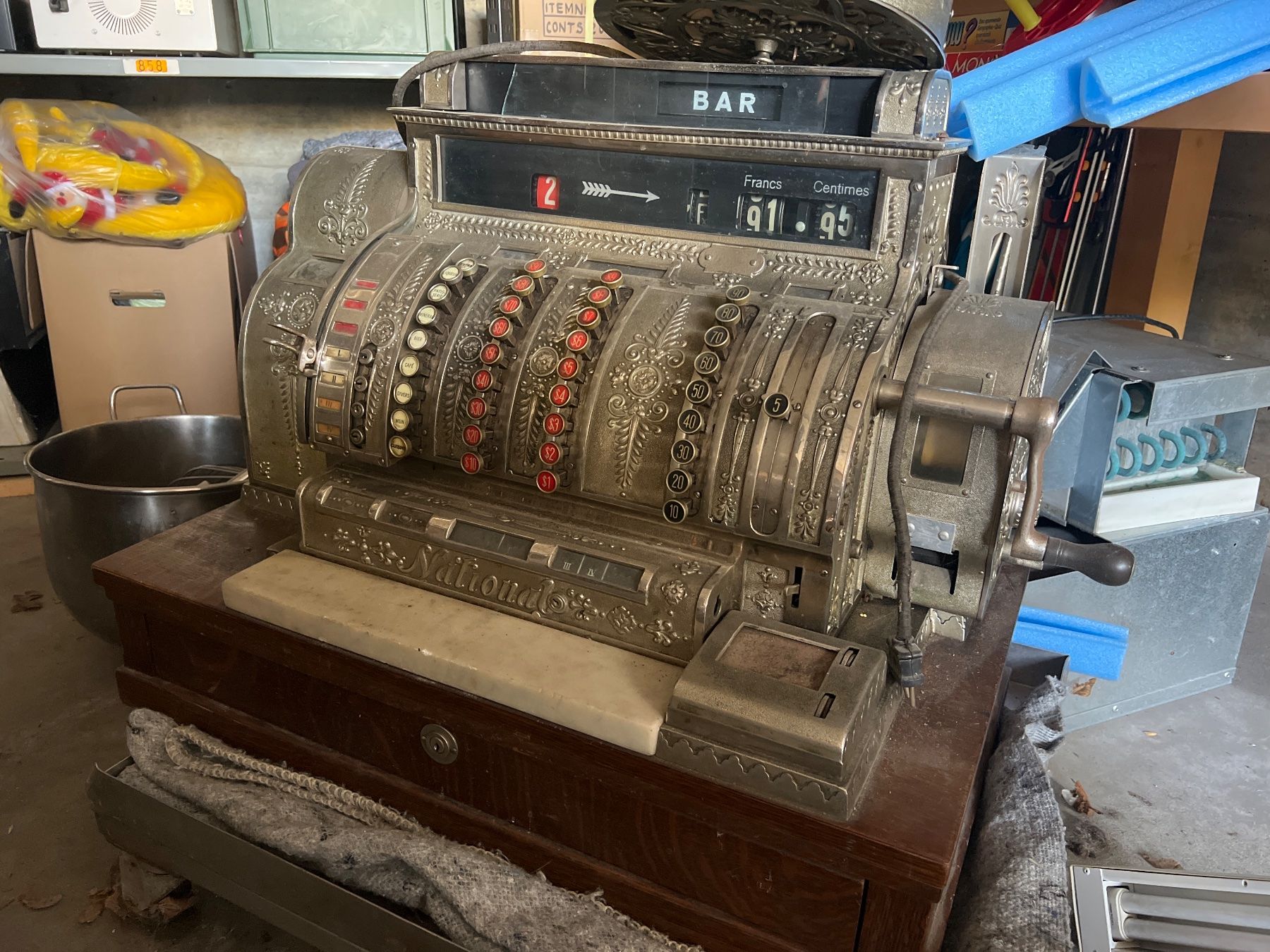 National Registratore di cassa: VintageNational Kasse – Usato da Egg b. Zürich venduto da SwissTradingAgency 1