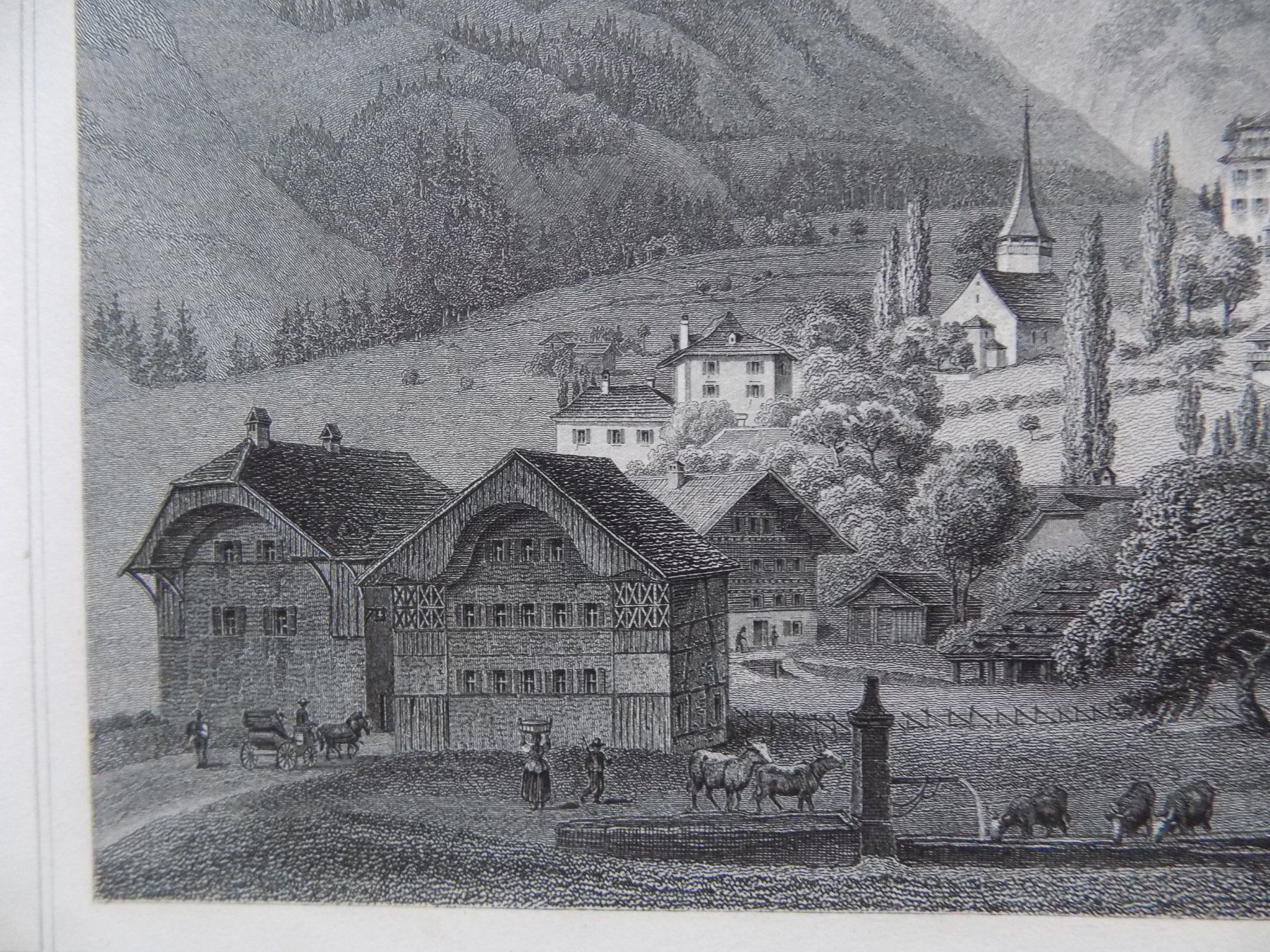 Incisioni: Das alte Schloss Wimmis – Usato da Risch venduto da Antikfee 7