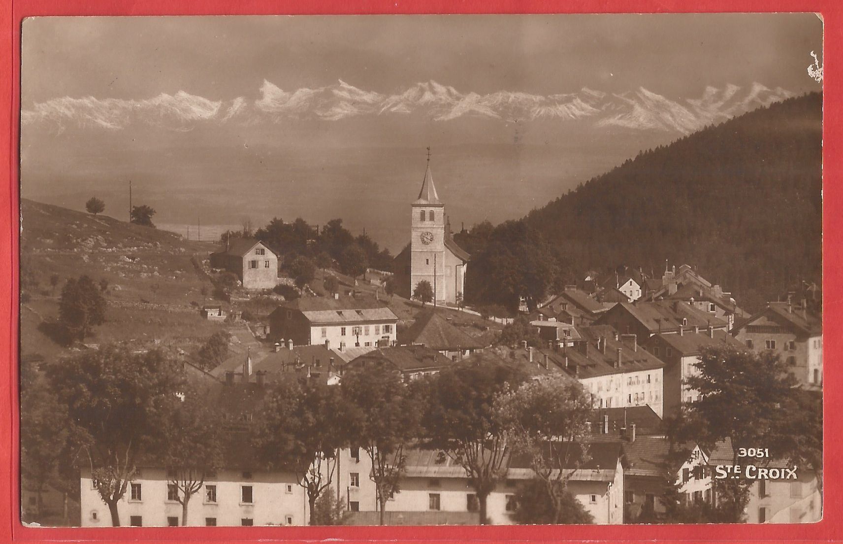 Cartoline postali: Ste Croix - Fotokarte 1916 – Usato da Fislisbach venduto da Porano
