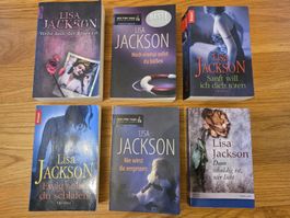 6 Thriller Romane von Lisa Jackson, gebrauchter Zustand