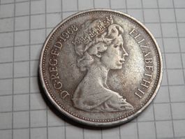 Großbritannien 10 New Pence, 1968