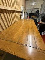 Esstisch Massivholz Teakoptik 