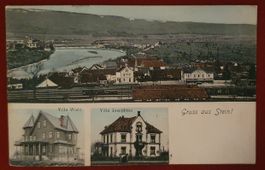 Gruss aus Stein AG 1908 - Villa Walz u. Villa Josephine