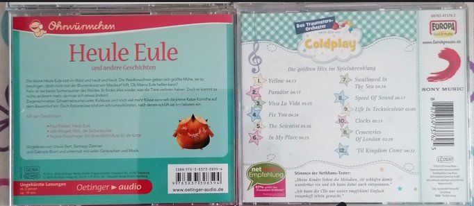 CDs: CD Heule Eule Ohrwürmchen Das Traumstern Orchester Coldplay – Gebraucht aus Konolfingen von sko_r5yd 1