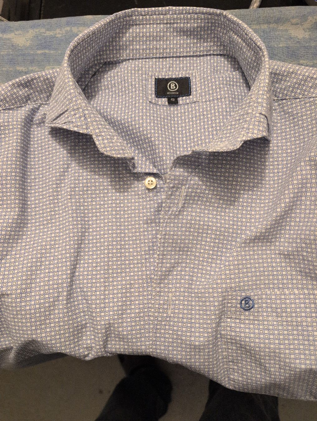 Bogner Camicie: Chemise Bogner Homme Taille 43 – Nuovo (secondo la descrizione) da Montreux venduto da kambio 1