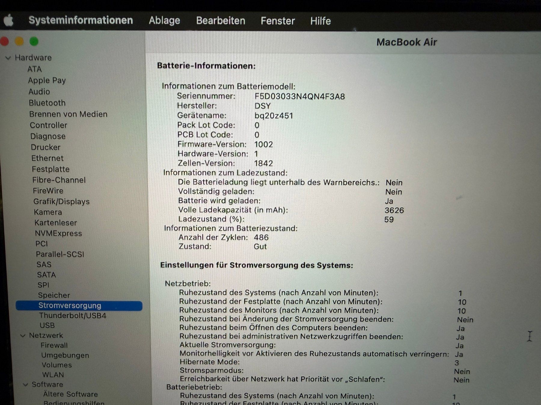 Apple Notebooks: Macbook Air 2020 Model A2179 – Gebraucht aus Au SG von bah_6f5w 7