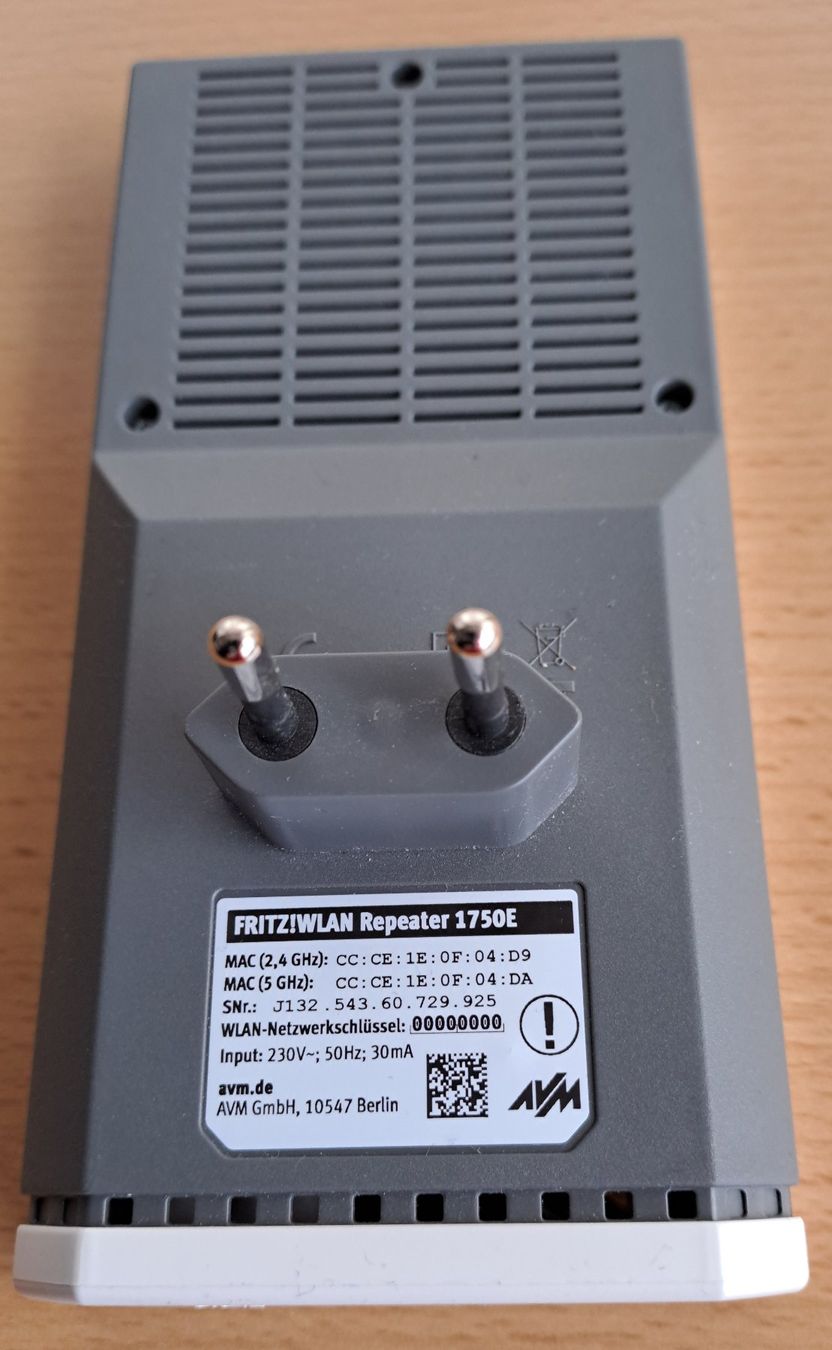 Wlan: FRITZ! WLAN Repeater 1750E – Gebraucht aus Root von Achromat 1
