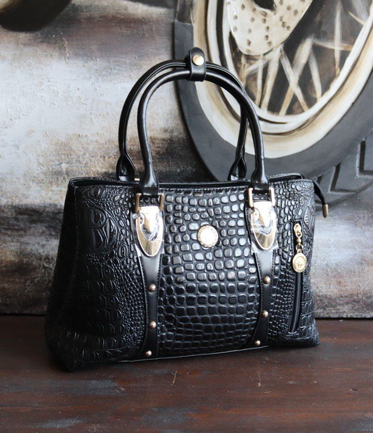Borse: Handtasche im Kroko-Look – Nuovo e nell'imballaggio originale da Menziken venduto da kadasa