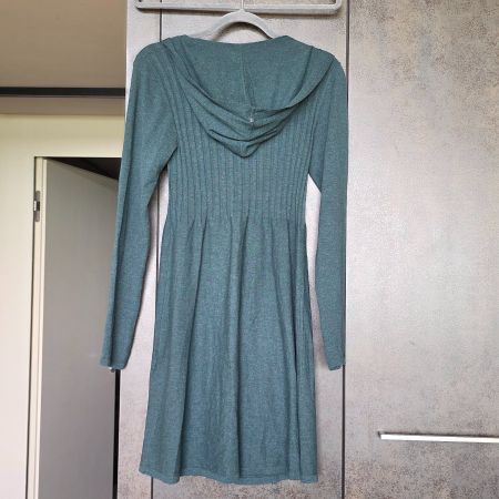 🐸 NILE DUSTER XS PETROL MIT KAPUZE CARDIGAN STRICKJACKE