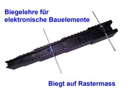 Biegelehre für elektronische Bauelemente