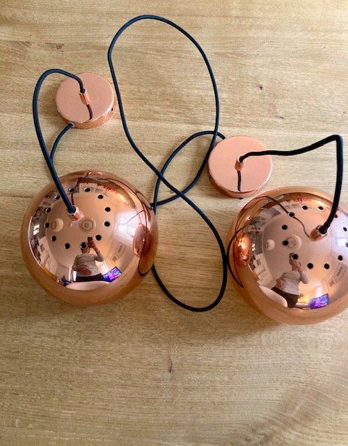 Lustres & lampes de plafonds: Deckenlampe mit zwei Kugeln – D'occasion à Luzern par Rsubita