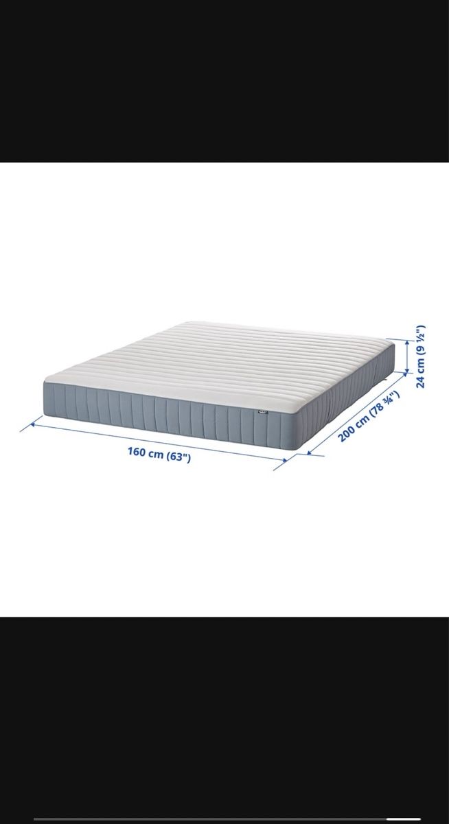 Ikea Letti: Matratze+ Bett 160x200 – Usato da Zürich venduto da adr_6vnq 4
