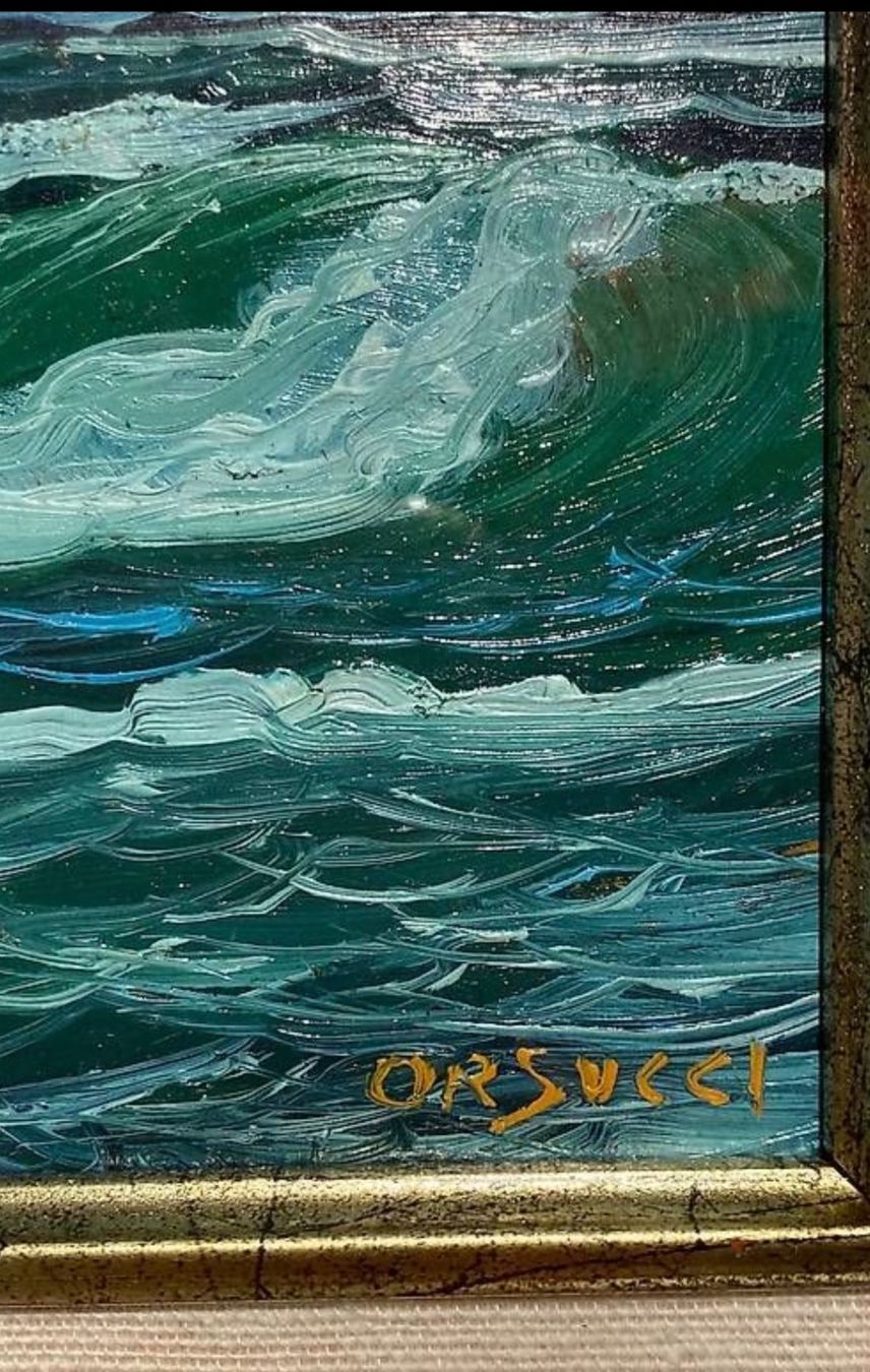 Dipinti: MASSIMO ORSUCCI b*1946 Ölgemälde Meer – Usato da Basel venduto da PAUL_ART 3