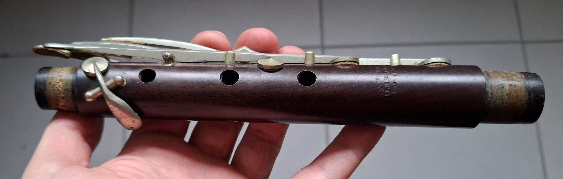 Strumenti musicali: G.H.Hüller Schwedler Holz C- Traversflöte – Usato da La Sarraz venduto da classicworldcoins 2