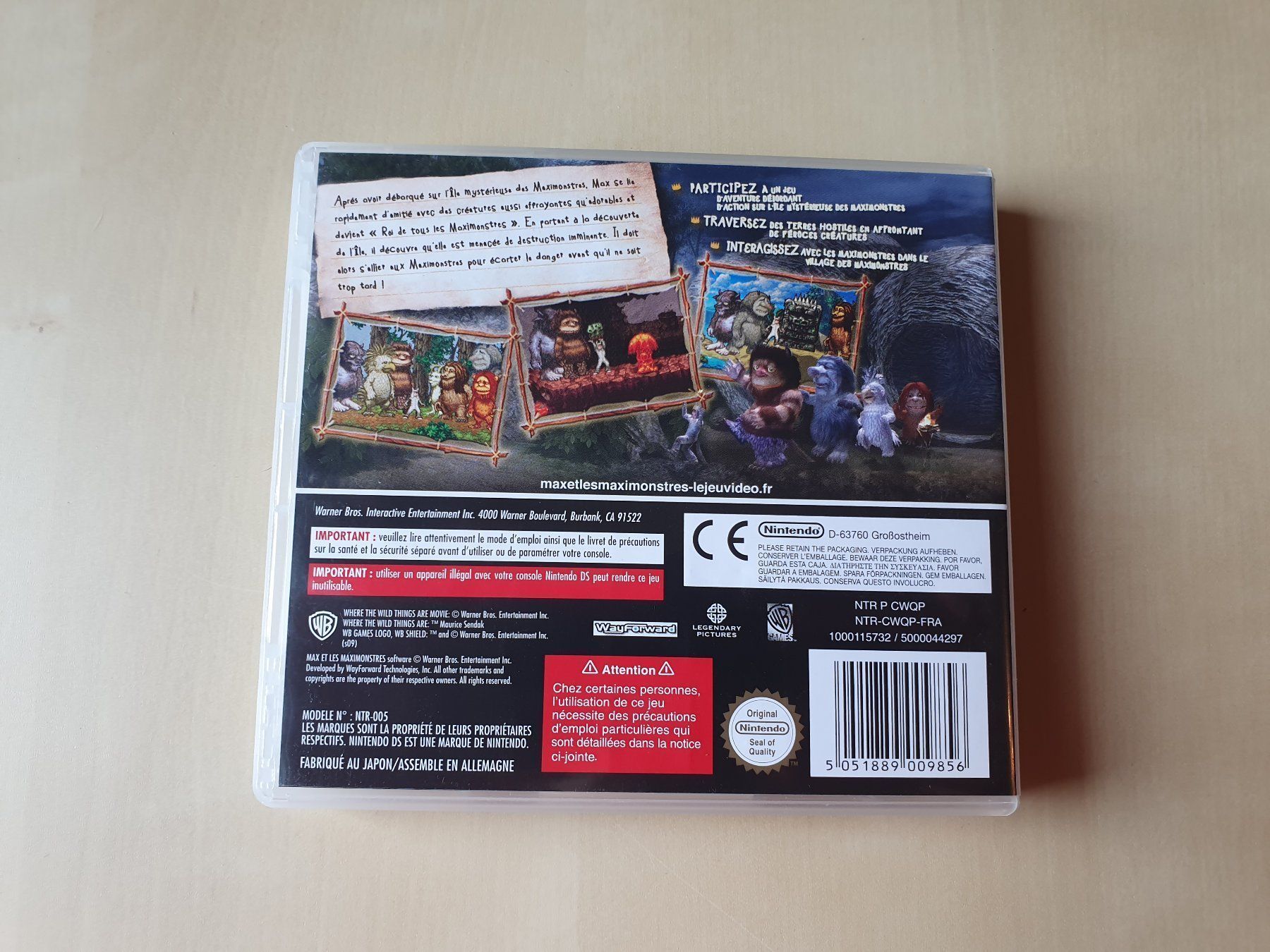 Nintendo Giochi: Max et les Maximonsters – Usato da Stansstad venduto da collectorsshop 1