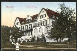 Winterthur, Privatkrankenhaus, gelaufen 1913