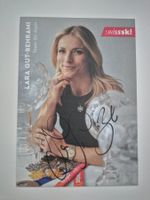 Autogrammkarte Lara Gut - Behrami Originalunterschrift