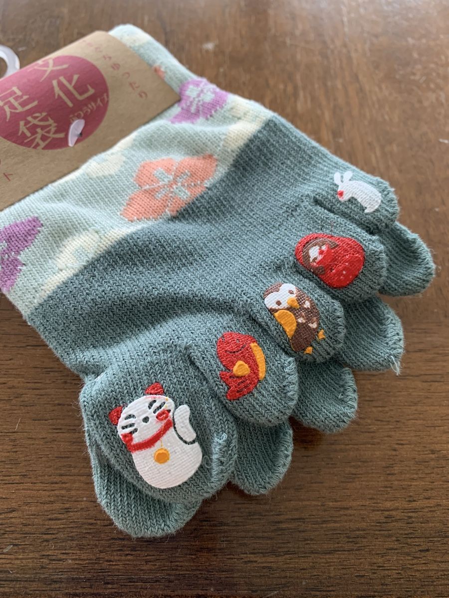 Socken: Chaussettes japonaises, 5 doigts – Neu (gemäss Beschreibung) aus La Tour-de-Treme von Noura-Noam