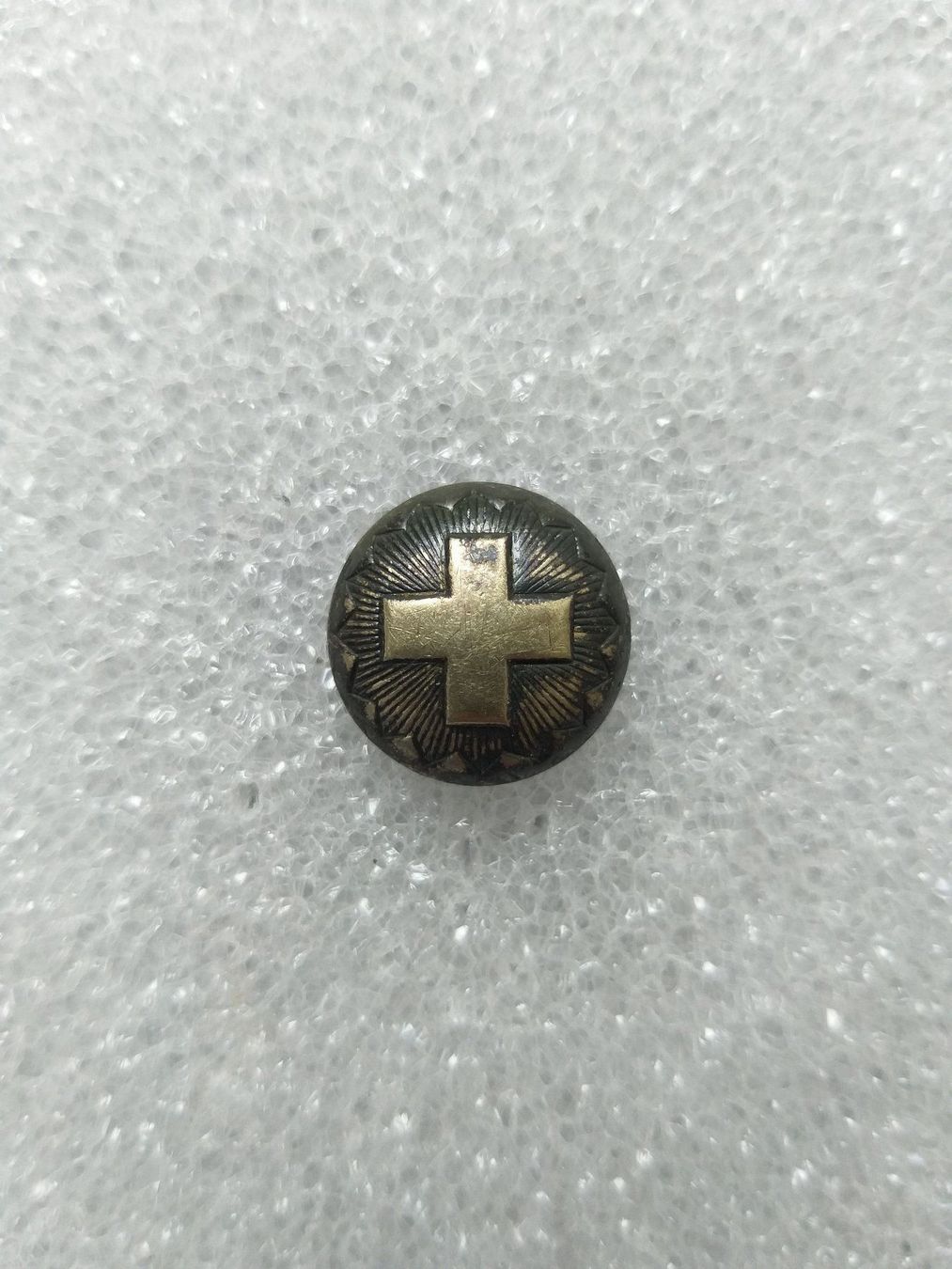 Bottoni: Uniformknopf 15 mm Ord. 1926/40 grau – Usato da Bauma venduto da SwissMilitaria