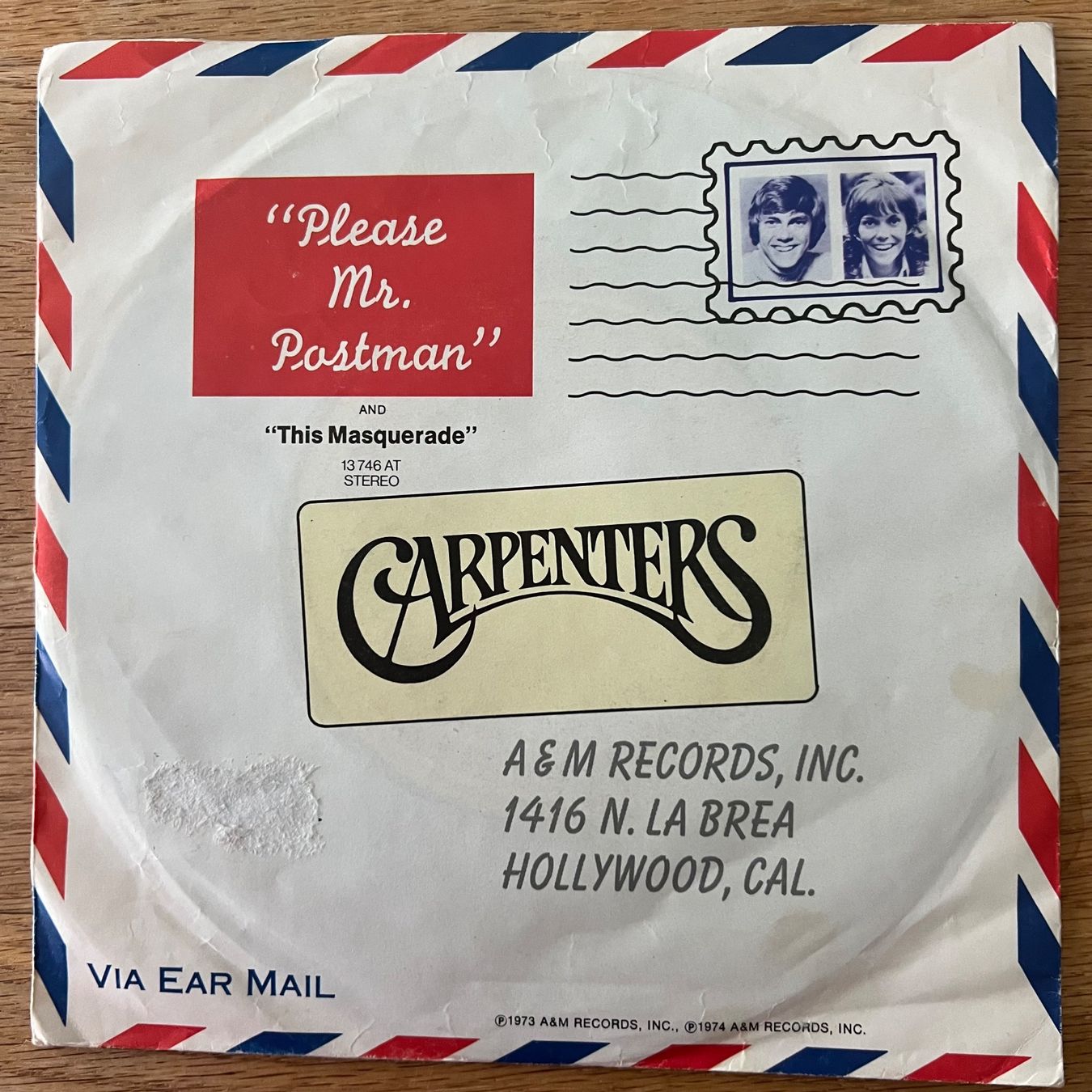 Dischi in vinile: Carpenters - Please Mr. Postman / 1. D-Press. 1974 – Usato da Gais venduto da soundcave57