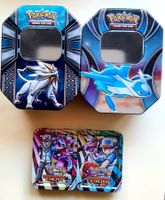 4 boîtes Pokémon vides