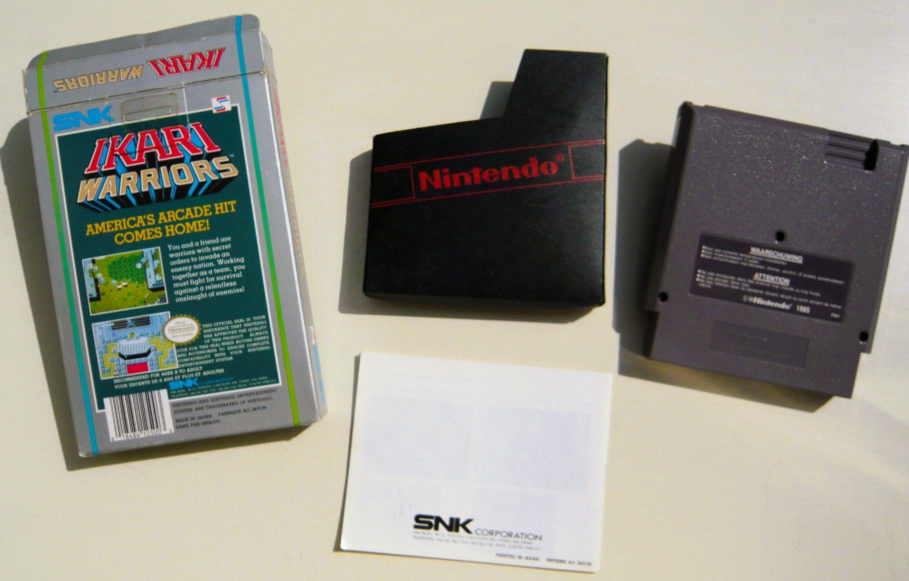 Nintendo Giochi: NES : Ikari Warriors, CIB, Top état – Usato da Onex venduto da Jaguar1986 3