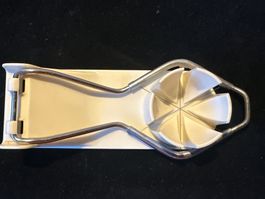 Retro Eierschneider Edelstahl + Kunststoff 50er Jahre Schwei