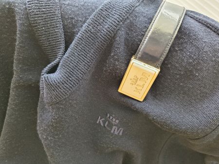 KLM Sweater mit Gurt - vintage 