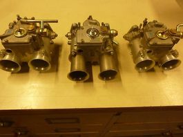 WEBER Doppelvergaser 45 DCOE  3 Stück