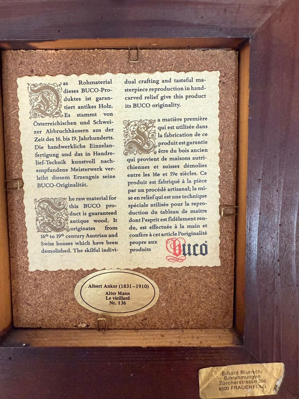 Foto & Immagini: Albert Anker 6 pieces replika, witk antik frames – Usato da Nuerensdorf venduto da gokden1336 7