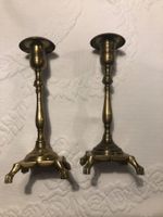zwei kerzenständer aus messing ca. 19cm hoch