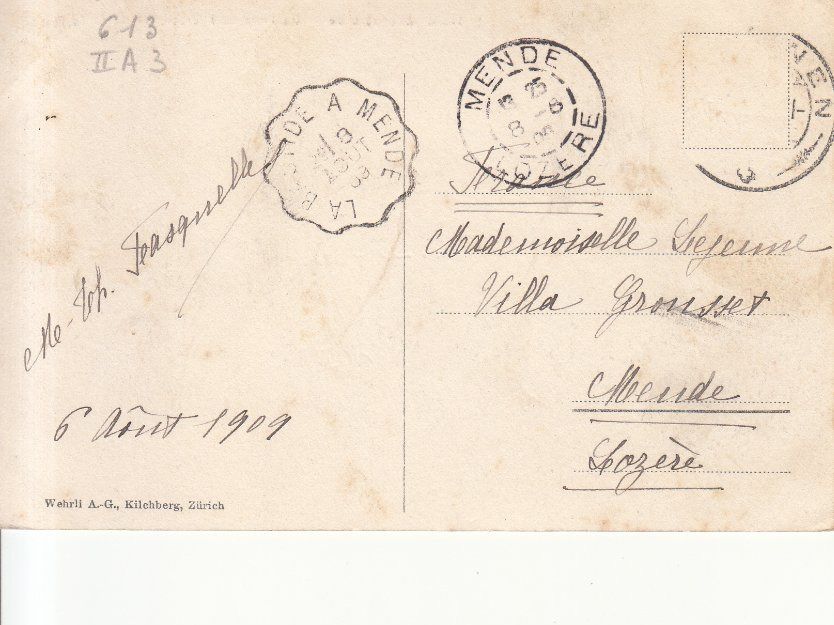 Ansichtskarten: Axenstrasse 1909 – Gebraucht aus Bürglen TG von StampGraf 1