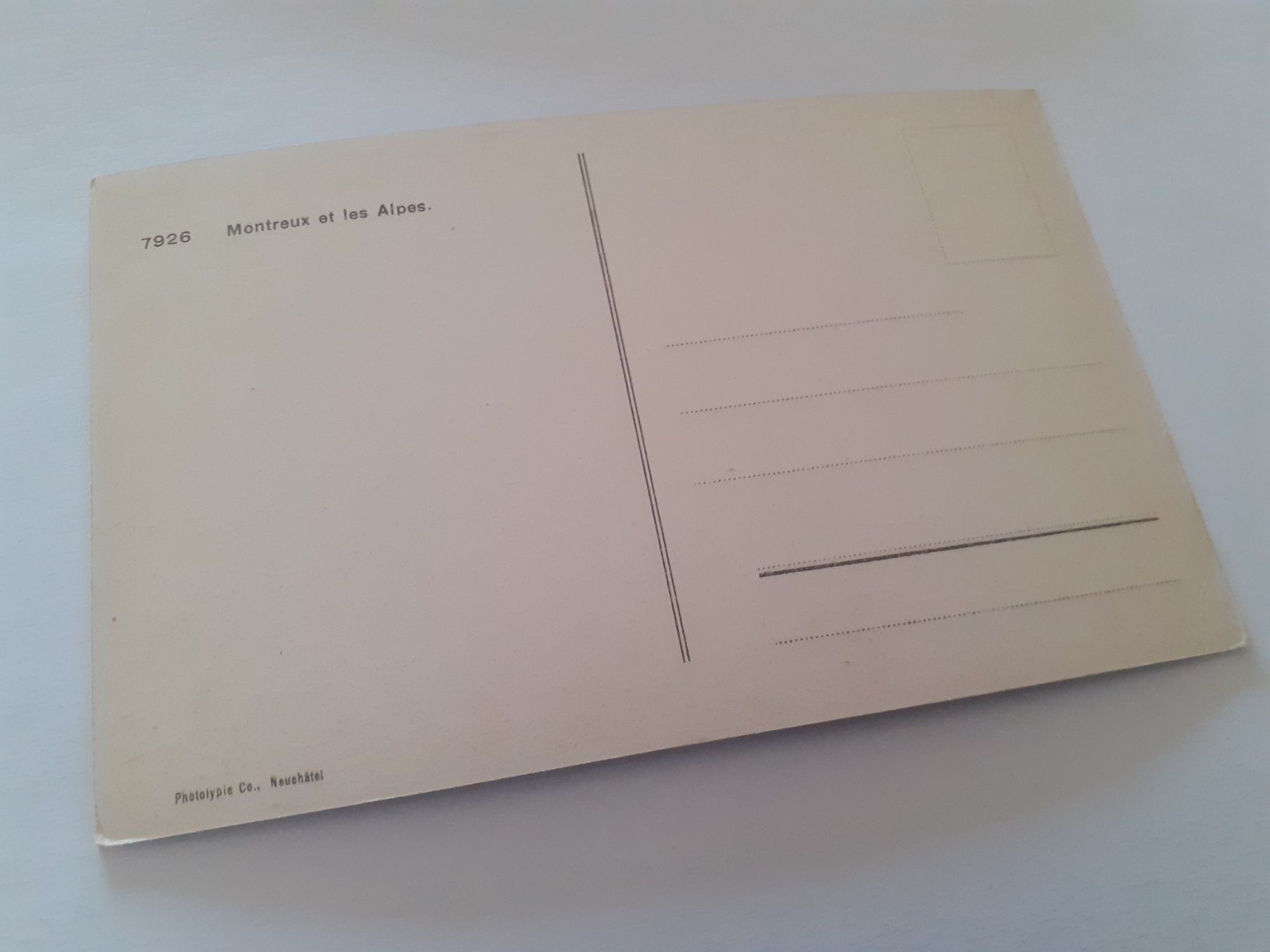 Cartoline postali: MONTREUX et les ALPES – Usato da Winterthur venduto da Ornyx7 1