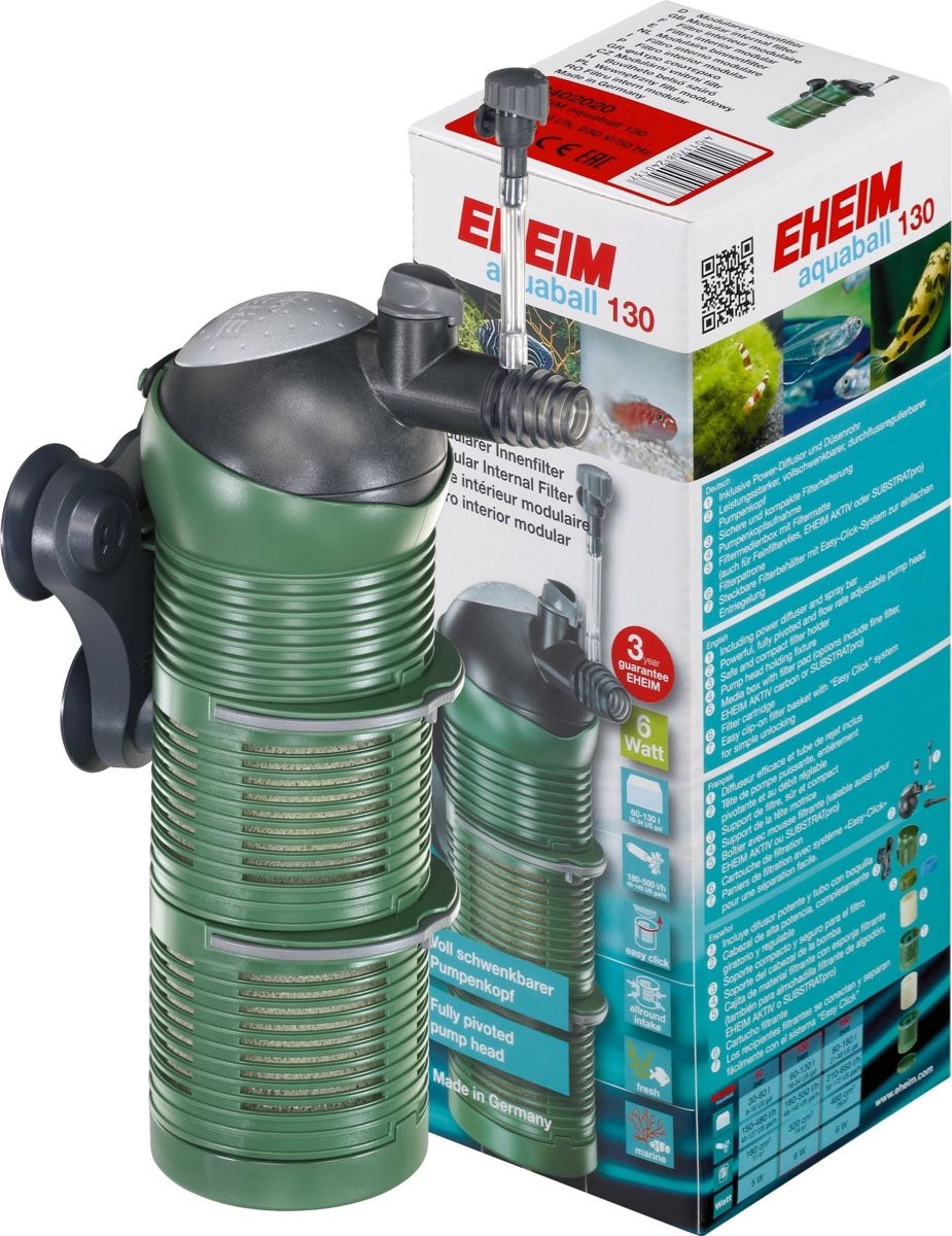 eheim-aquaball-130-innenfilter-top-zustand-komplett-neu-und