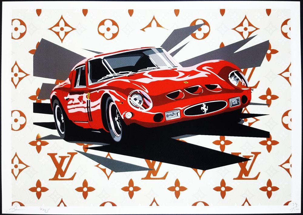 Death NYC Ltd Pop Art Druck " Vuitton Ferrari 250 GTO 24/100 (Neu ...