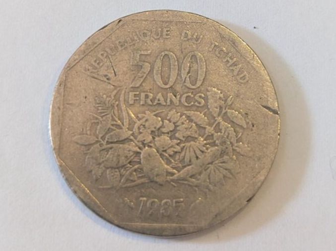 Toutes les monnaies: Tchad circulating coin,delivery mi Sept – D'occasion à Porrentruy par jmbechir 1