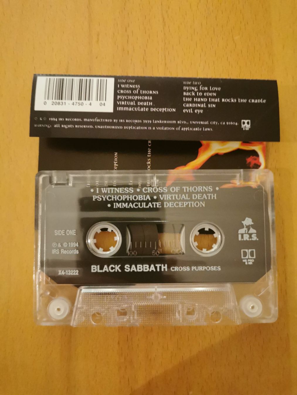 Musicassette: Black Sabbath - Cross Purposes - Kassette – Usato da St.Gallen venduto da Tamal0204 1