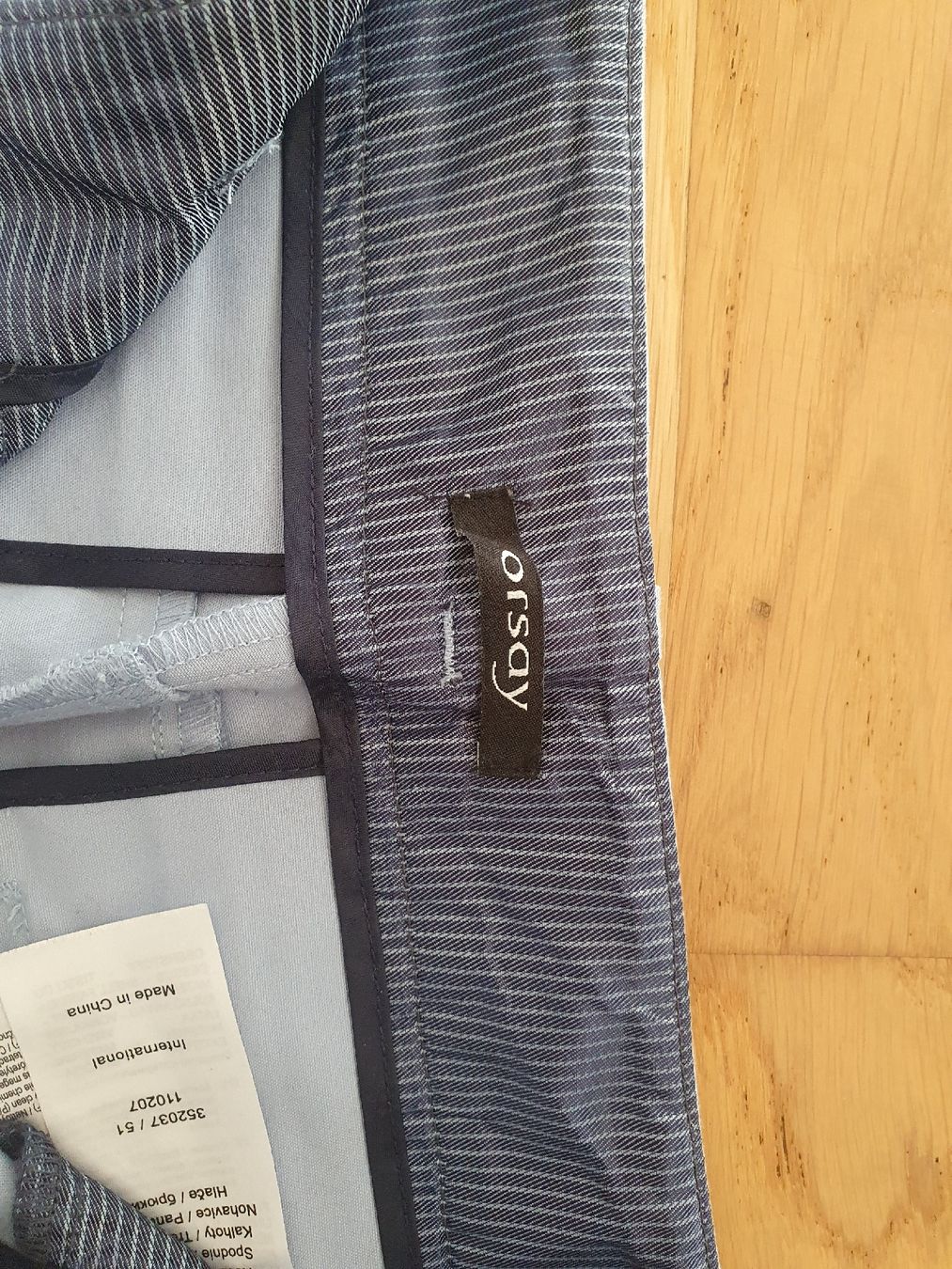 Orsay Pantaloni: Orsay Damen Stoffhose hellblau – Nuovo (secondo la descrizione) da Moosseedorf venduto da Sonnenschein.. 3