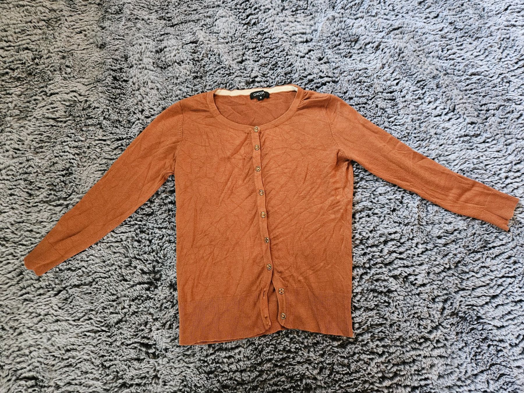 Pullover & Sweatshirts: Brauner Cardigan / Chicoree Grösse M – Gebraucht aus Ettenhausen TG von nwi_72y8 1