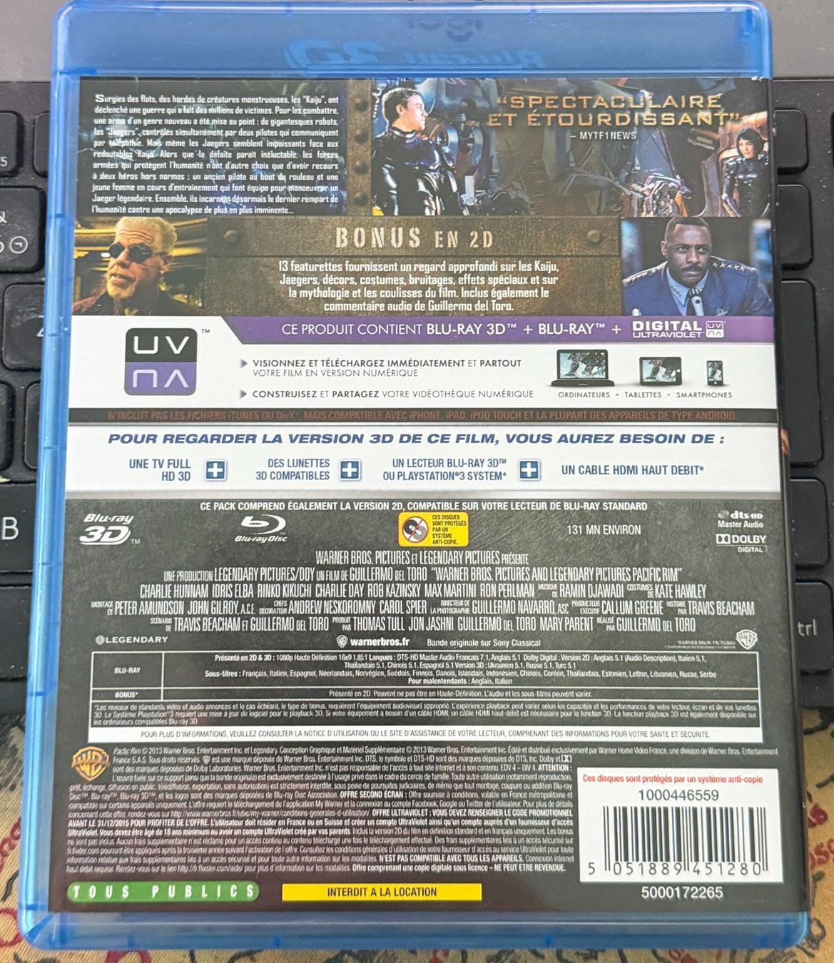 Tutti i DVDs: 3D + 2D Blu-ray Pacific Rim (2013) – Usato da Semsales venduto da __Florian__ 2