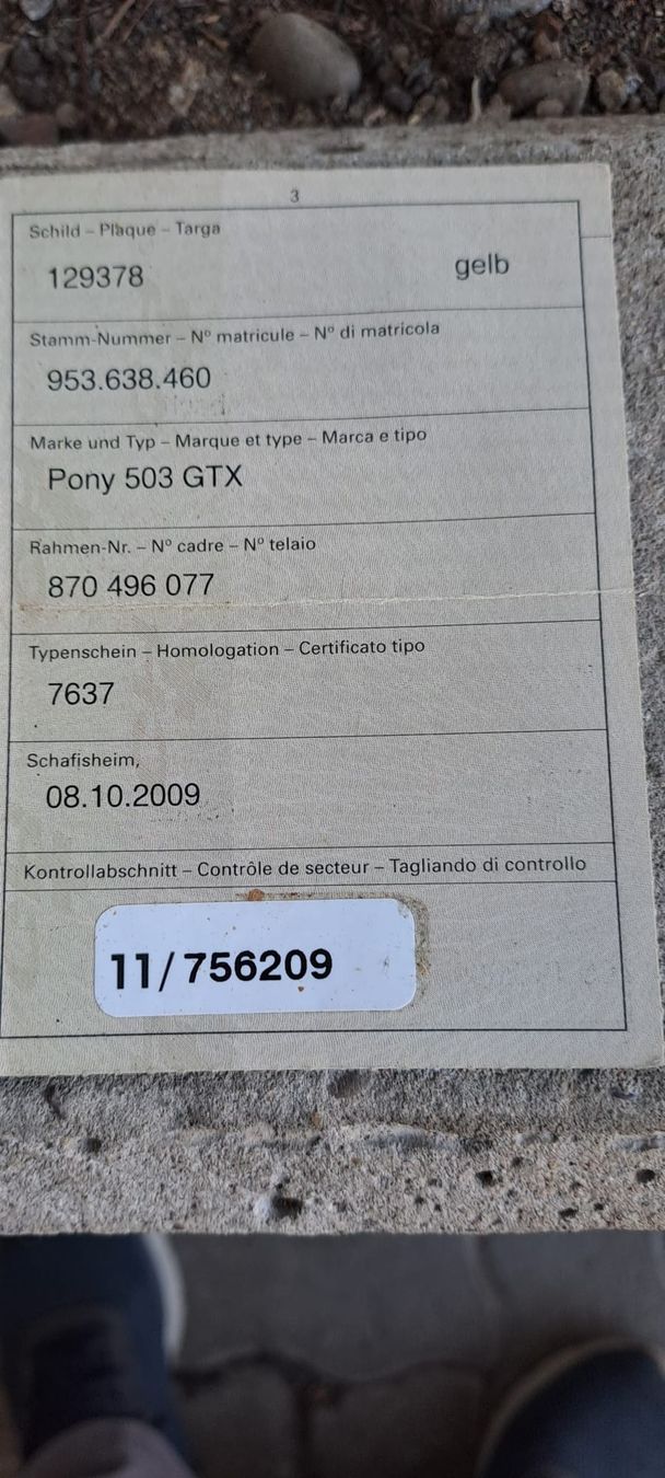Pony Ciclomotori: Pony Sachs Mofa – Usato da Pratteln venduto da Basel-land 7