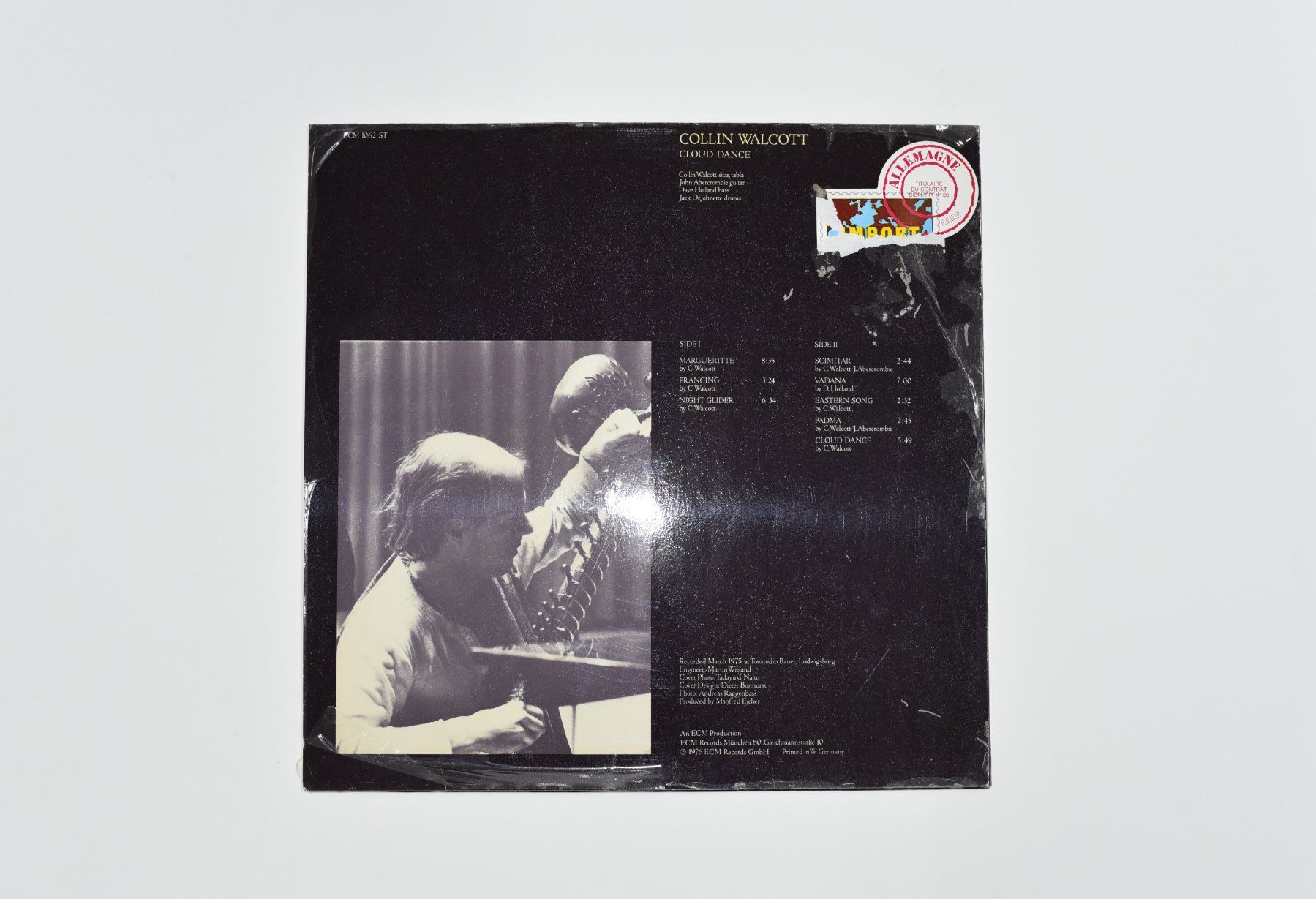 Vinyles: Schallplatte Collin Walcott - Cloud Dance – D'occasion à Glis par AtelierManus 1