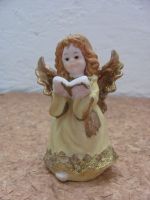 Porzellan Engel Figur, Weihnachtsglöckchen