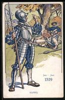Kappel, schweizer Soldat im Juni 1529