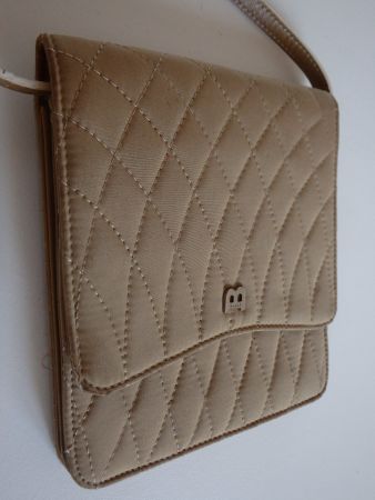 kleine beige Vintage BALLY Tasche