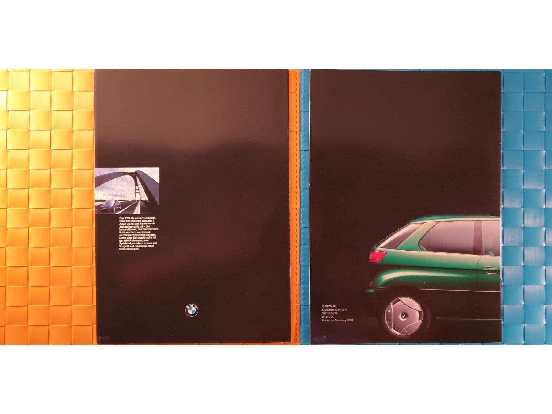 Riviste & Magazine: BMW CONCEPT CAR - Z13 / E1 - Prospekt / Katalog – Usato da Viganello venduto da CARLiteratur 8